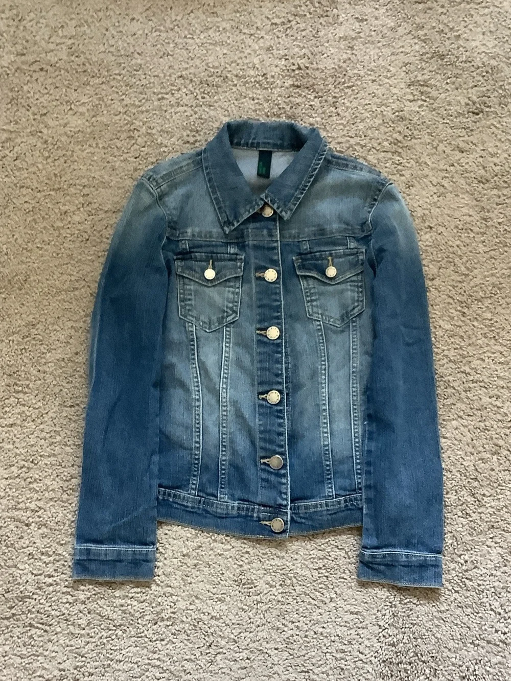 United Colors Of Benetton Light Blue Denim Jacket